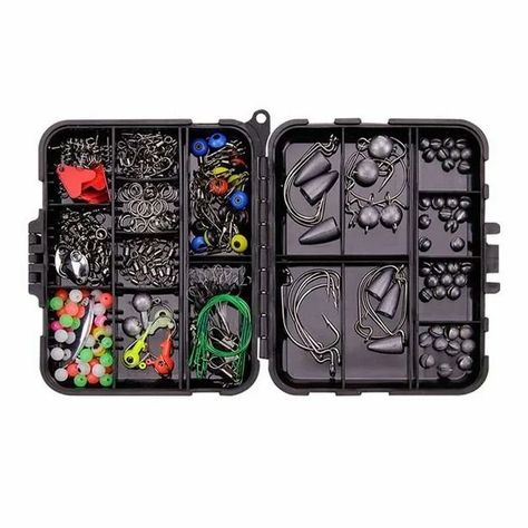  Kit De Accesorios De 257 Piezas De Anzuelos Pesca Señuelo Caja-5