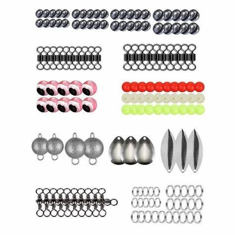  Kit De Accesorios De 257 Piezas De Anzuelos Pesca Señuelo Caja-6