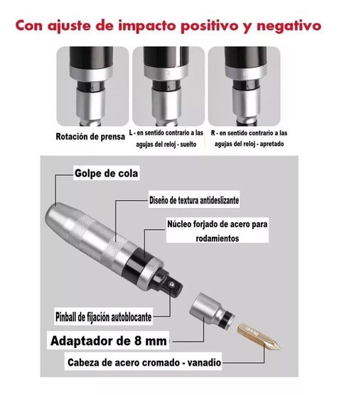 Destornillador De Impacto 13 Piezas-5