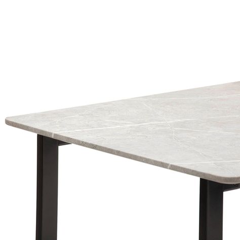 Mesa de Comedor estilo Marmoleado Gris-1