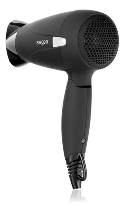 Secador de Pelo Siegen Lets go Travel Negro SG3005 1200Watts-3