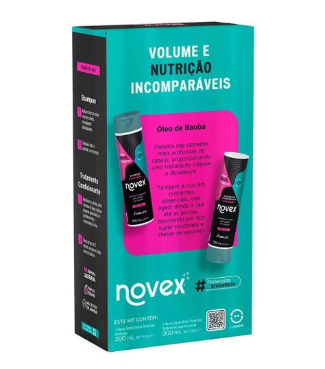 Kit Shampoo y Acondicionador Santo Black 2x300ml-1
