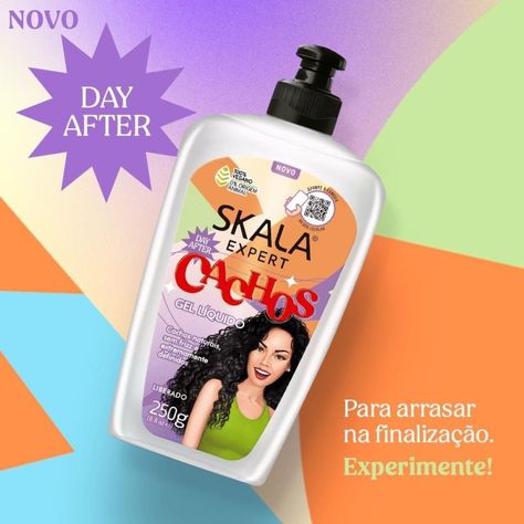 GEL LÍQUIDO CAPILAR MAIS CACHOS SKALA EXPERT 250 G-3