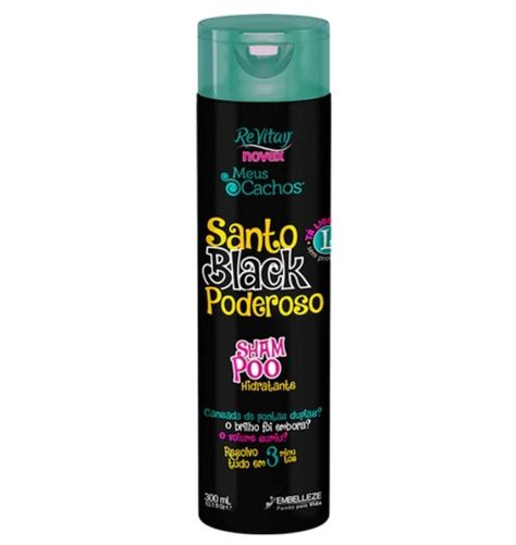 Shampoo Meus Cachos Santo Black 300ml-4