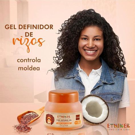Gel Definidora De Rizos Etniker- Coco Y Linaza 300g-5
