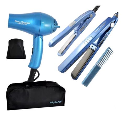 Kit Travel BaBylissPRO 4 unidades Plancha Ionica 32mm+Sec+Plan Mini-2