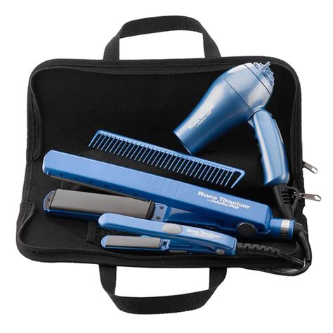 Kit Travel BaBylissPRO 4 unidades Plancha Ionica 32mm+Sec+Plan Mini-3