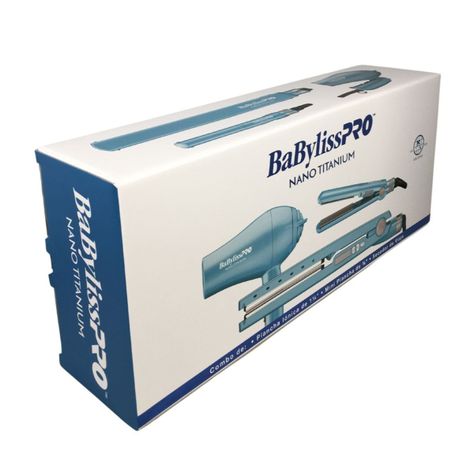 Kit Travel BaBylissPRO 4 unidades Plancha Ionica 32mm+Sec+Plan Mini-4