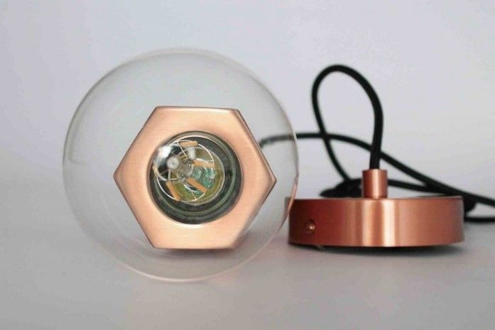 Lámpara Hexagon Cobre-4
