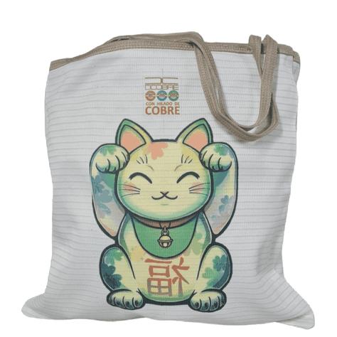 Bolsa de Cobre Gato de la suerte/ colores.-0