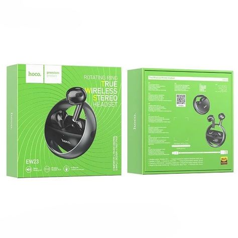 Audífonos Hoco EW23 TWS In Ear Bluetooth Gris-1