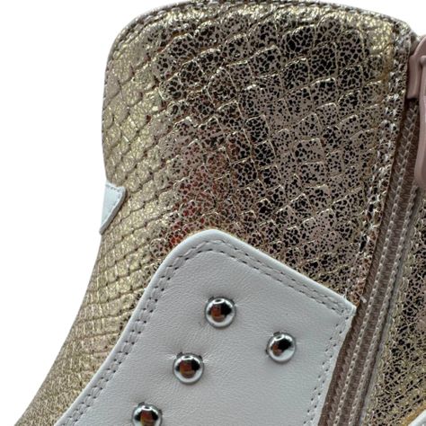 Botin Bajo Mujer Beige-3