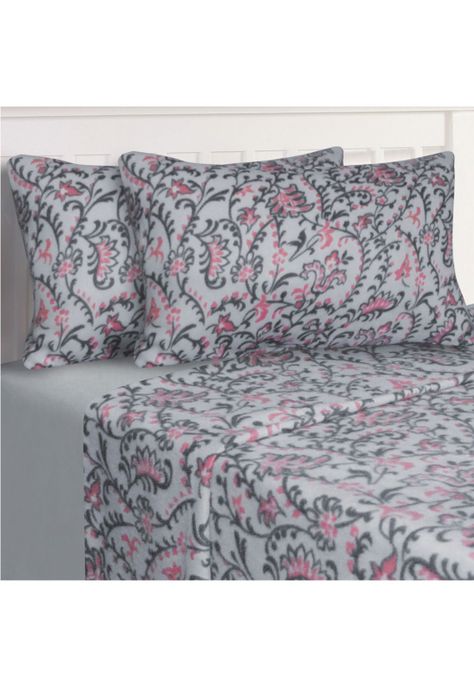Sábanas Polar Estampada Ramas Diseño 1 1.5 Plazas-0