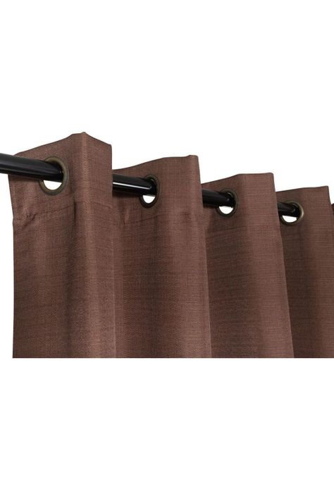 Set Cortinas Continental 140X220 Cm - Café-0