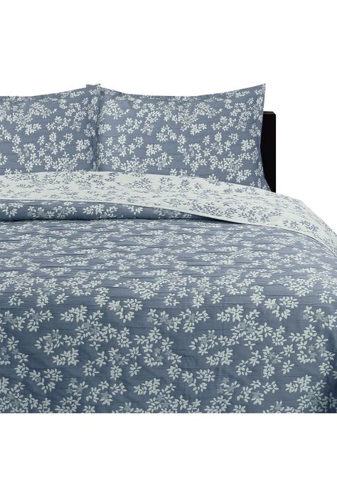 Cubrecama Jacquard Bordado King Azul-1