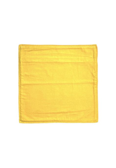 Funda lisa velvet para cojín 50 x 50 cm mostaza-0