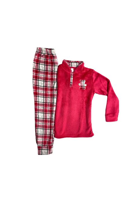 Pijama Niña Cuadrille T10 Fucsia-0