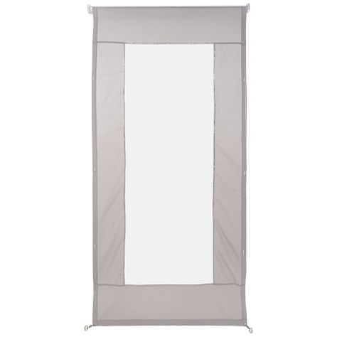 Cierre Terraza Pvc 100X250cm Color Gris-0