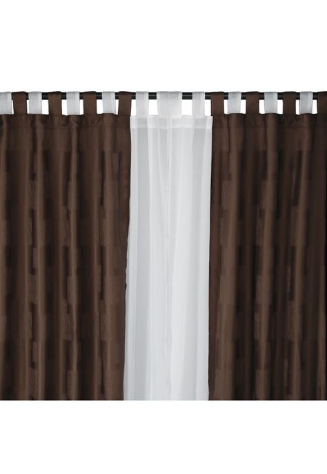 Cortina Jacquard 10 Pcs Capital 145X220 - Chocolate-0