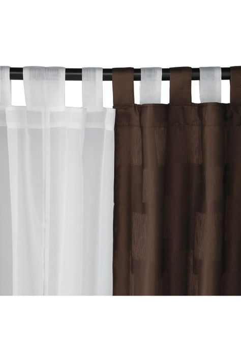 Cortina Jacquard 10 Pcs Capital 145X220 - Chocolate-1