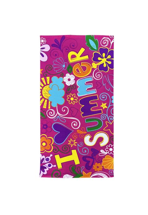 TOALLA DE PLAYA MICRO 70X140CM LOVE SUMMER-0
