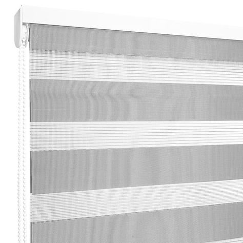 Cortina Duo 90 X 165 Cm Gris Plata-0