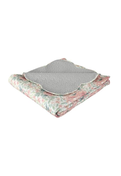 Cubrecama Microfibra Estampado Rozas 2 Plazas -2