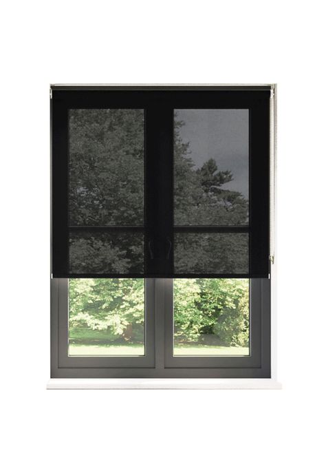 Cortina Roller Screen 150x165 Cm - Negro-1