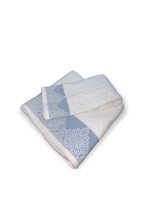Set 2 Toallas Jacquard 500g Guarda Azul-0