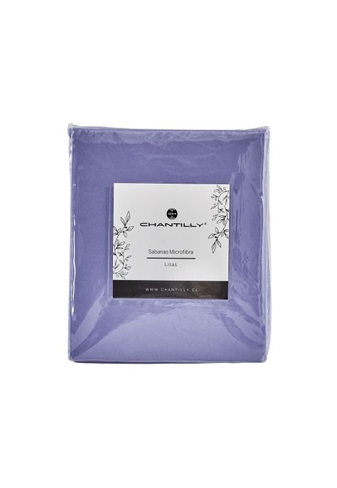 Sabanas Microfibra Liso 1 Plaza Violeta-2
