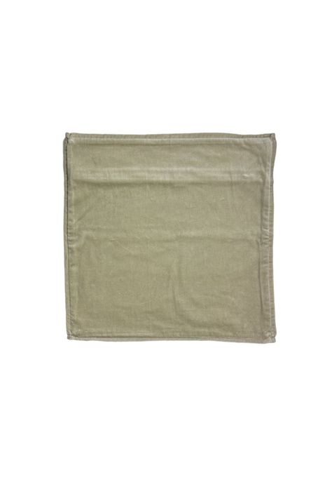 Funda lisa velvet para cojín 50 x 50 cm natural-0