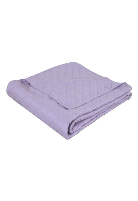 Cubrecama Microfibra Ultrasonic Liso 2 Plazas Lila-2