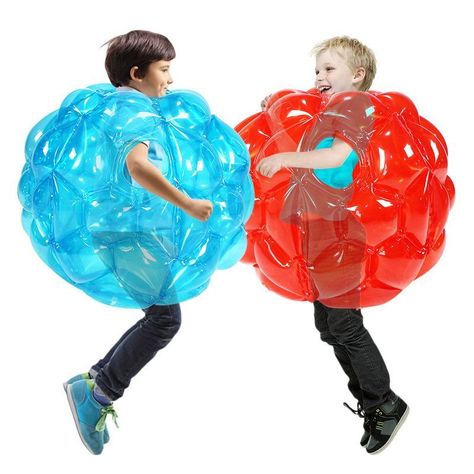 Bumper Ball Pelotas Chocadoras Inflable Niños Juego Pvc 60cm-0