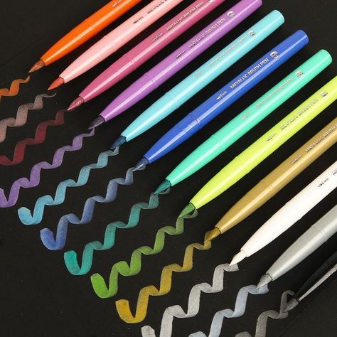 Marcadores Lápices Metálicos Set 12 Colores Profesional-2