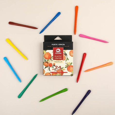 Lápices Crayola Cera Lavable Set 24 Colores Premium Infantil-6