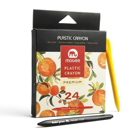 Lápices Crayola Cera Lavable Set 24 Colores Premium Infantil-7
