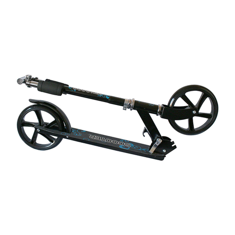Scooter Metalico Clasico 2 Ruedas Niños / Adultos-2