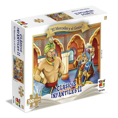 Puzzle 100 Pcs - El Mercader Y El Genio-0