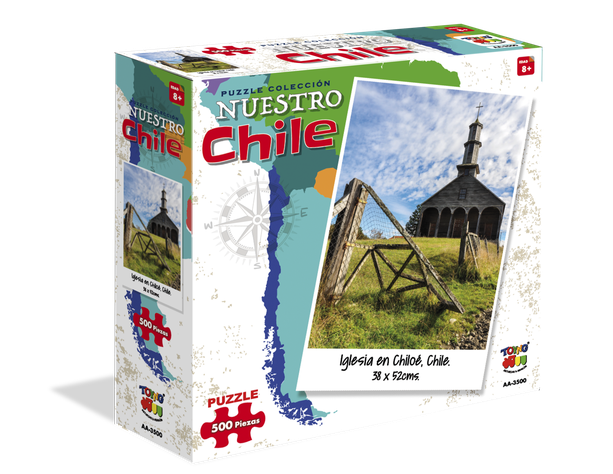 Puzzle 500 Iglesia En Chiloé-0