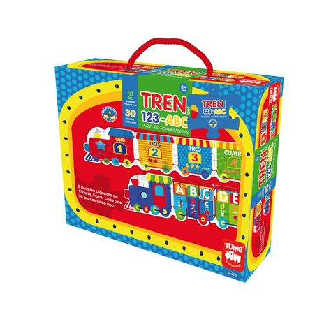 Puzzle Tren 123-Abc-0