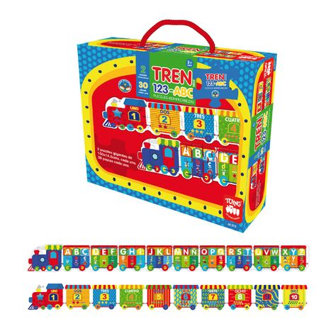 Puzzle Tren 123-Abc-1