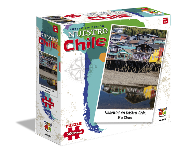 Puzzle 500 Palafitos En Castro-0