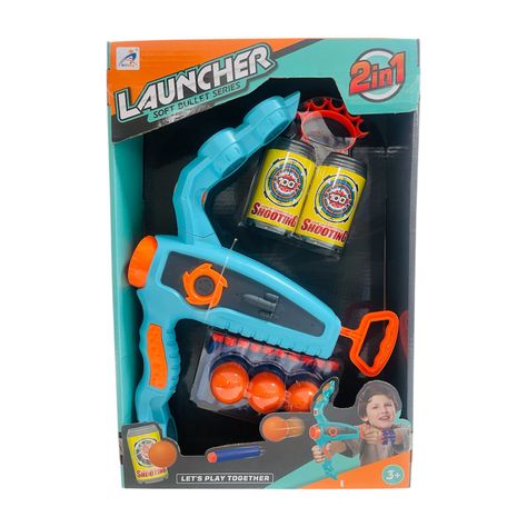 Lanzacohetes Pelotas De Gomas Toyng-0