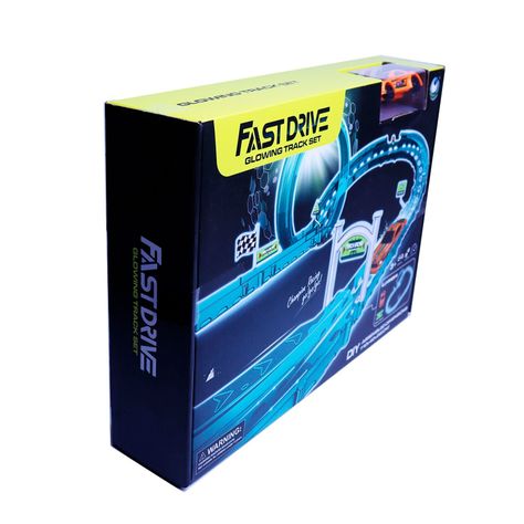Pista De Auto Luminosa 1 Loop C/ Bateria Recargable-1