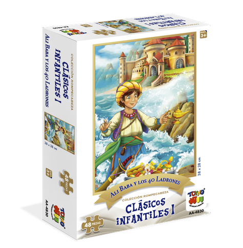 Puzzle 48 Pcs - Ali Baba Y Los 40 Ladrones-0