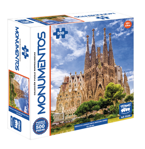 Puzzle 500 Basilica De La Sagrada Familia-0