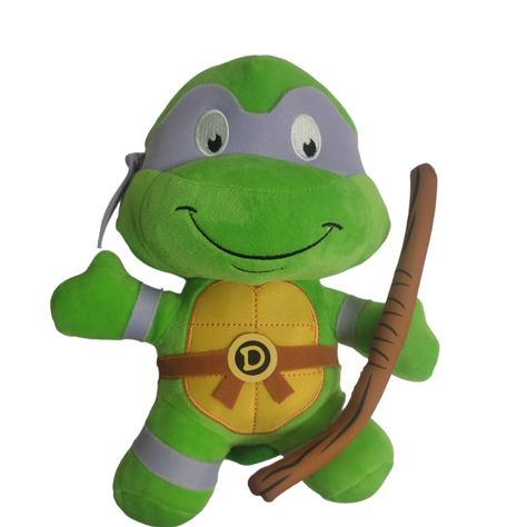 Peluche Cabezón Tortugas Ninja 23 Cms Donatello-0