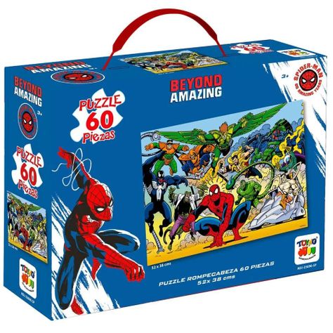 Puzzle 60 Piezas Mod. Maleta Spiderman-0
