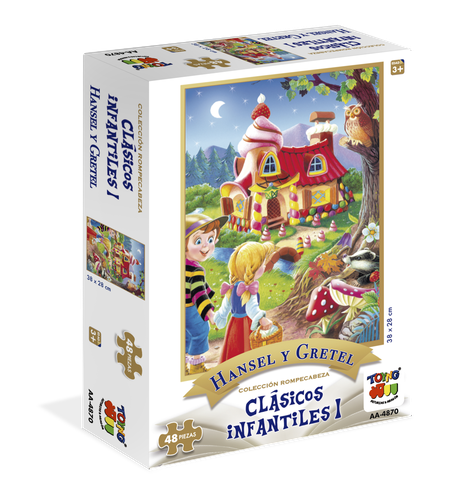 Puzzle 48 Pcs - Hansel Y Gretel-0