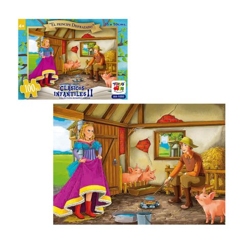 Puzzle 100 Pcs - El Principe Disfrazado-1